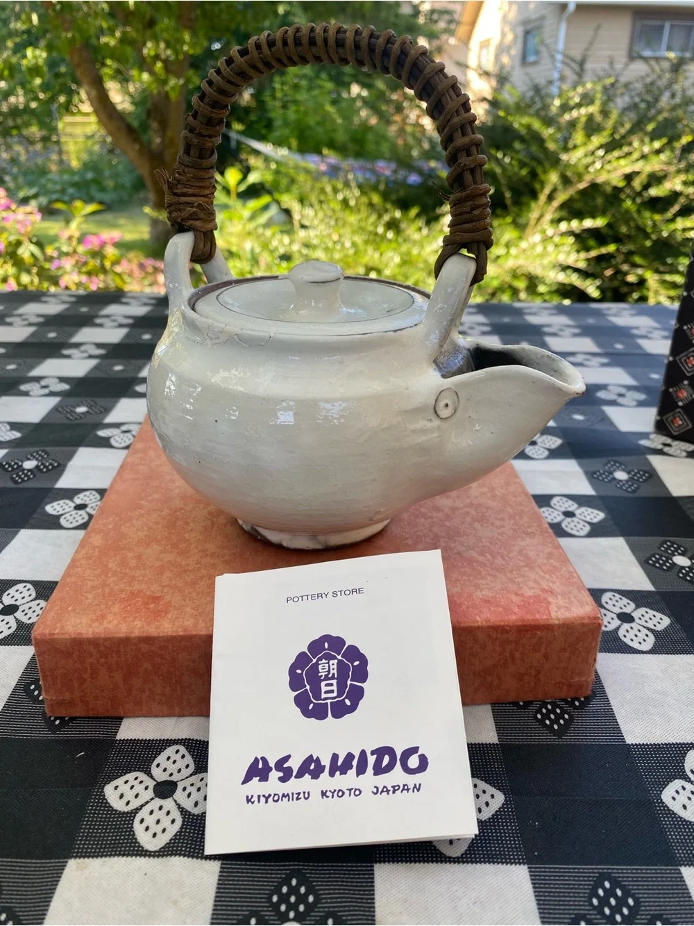 Vintage Asahido Kyoto Teapot Japan